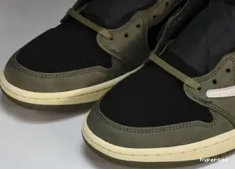 Hyperoad Jordan Air Travis Scott OLIVE OG BLACK x Low 1 0703